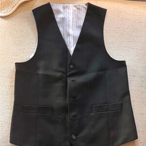Black and maroon men’s waistcoat